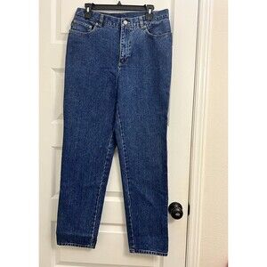 Lauren Ralph Lauren Jeans Womens Size 10 Blue Denim Cotton Mid Rise Straight Leg